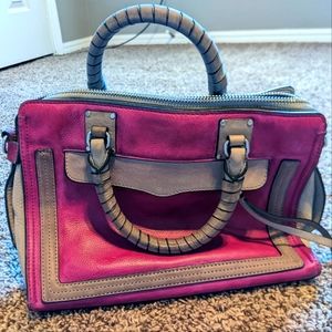 Rebecca Minkoff pink/gray purse
